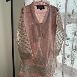 3-Piece Set, Pink Shalwar Kameez, Girls